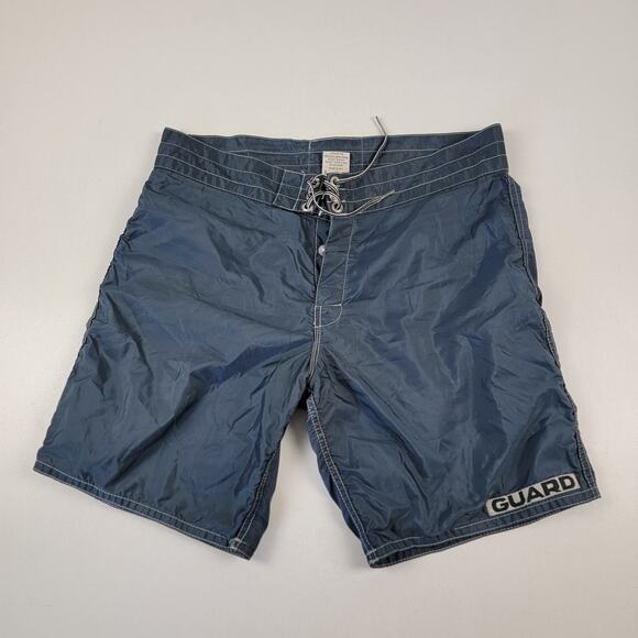 Birdwell Beach Britches Shorts Mens 32 Black Swim Trunks Board Beach Ocean Surf - Picture 4 of 11